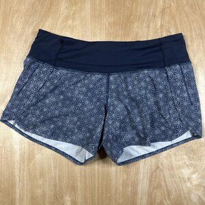 Lululemon Women’s Blue Athletic Running Gym Shorts Size 6